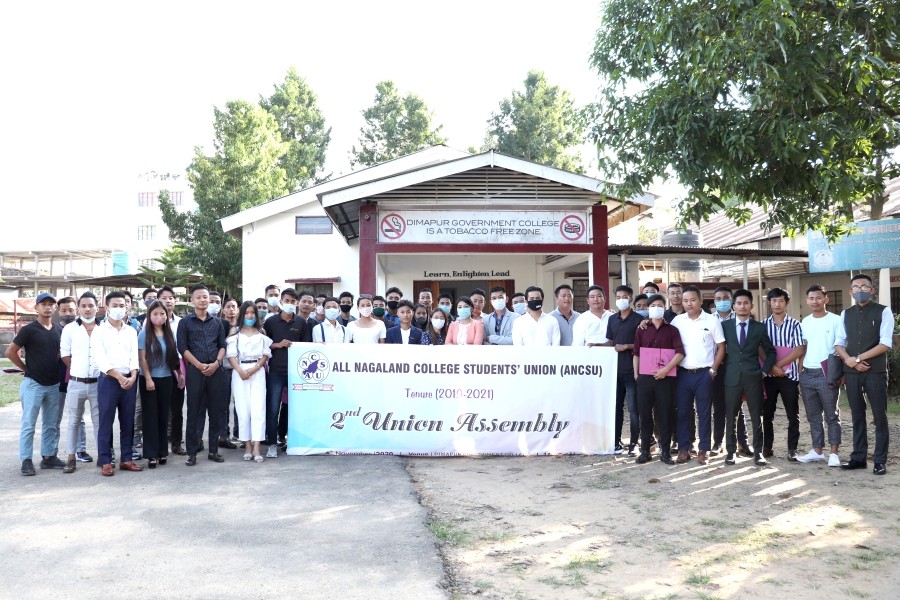 Participants during the 2nd Union Assembly of the All Nagaland College Students' Union held at Dimapur Government College on November 4. (Photo Courtesy: ANCSU)